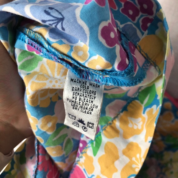 Lilly Pulitzer Floral Tank Top Size 0 - Picture 10 of 10